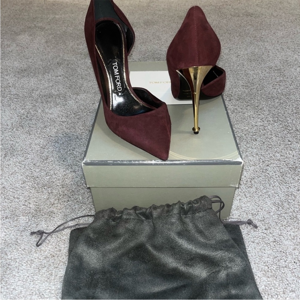 Tom Ford Burgundy Stiletto Heels